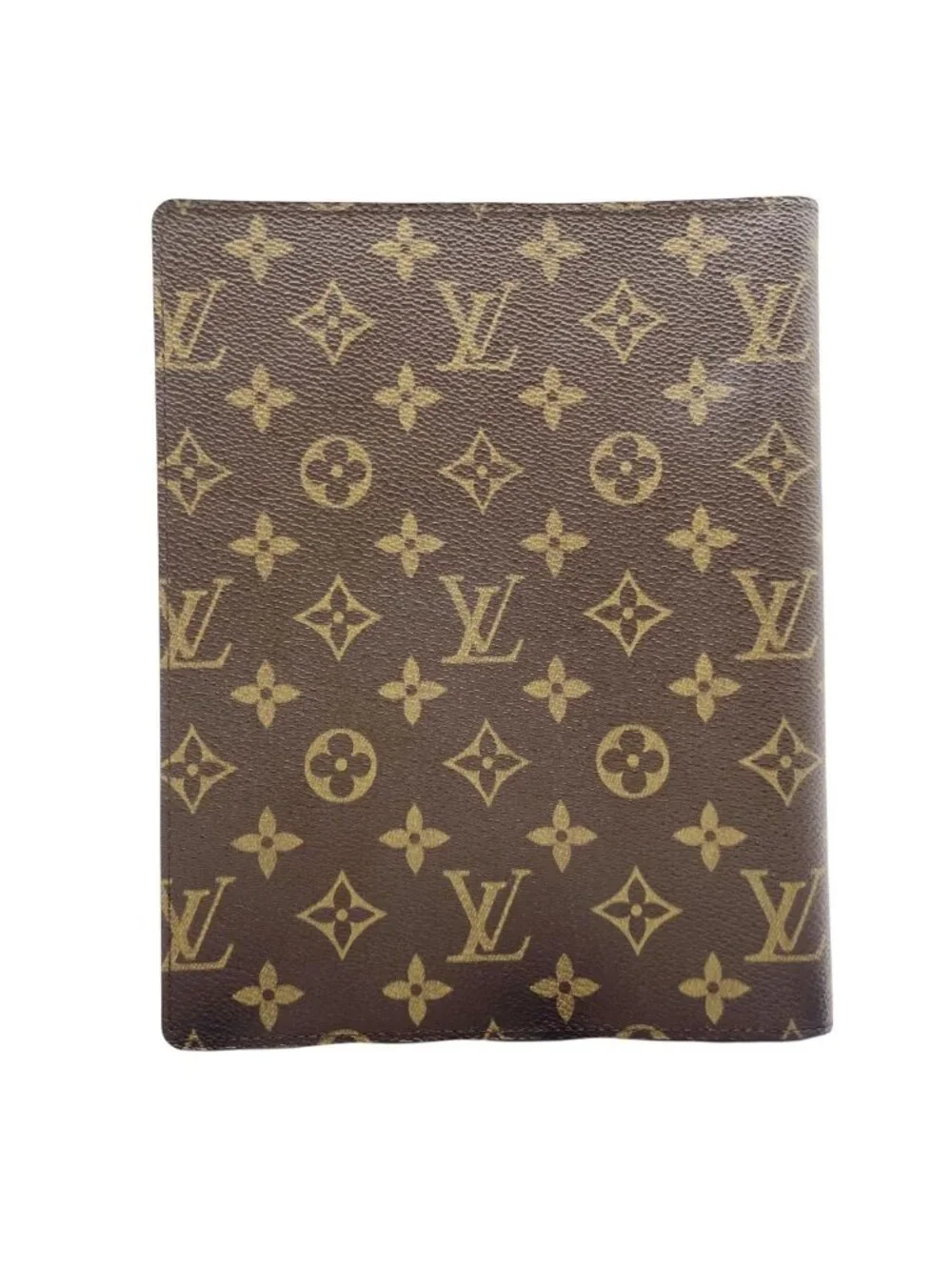 Louis Vuitton Monogram Note Cover Agenda Bureau Notebook Brown